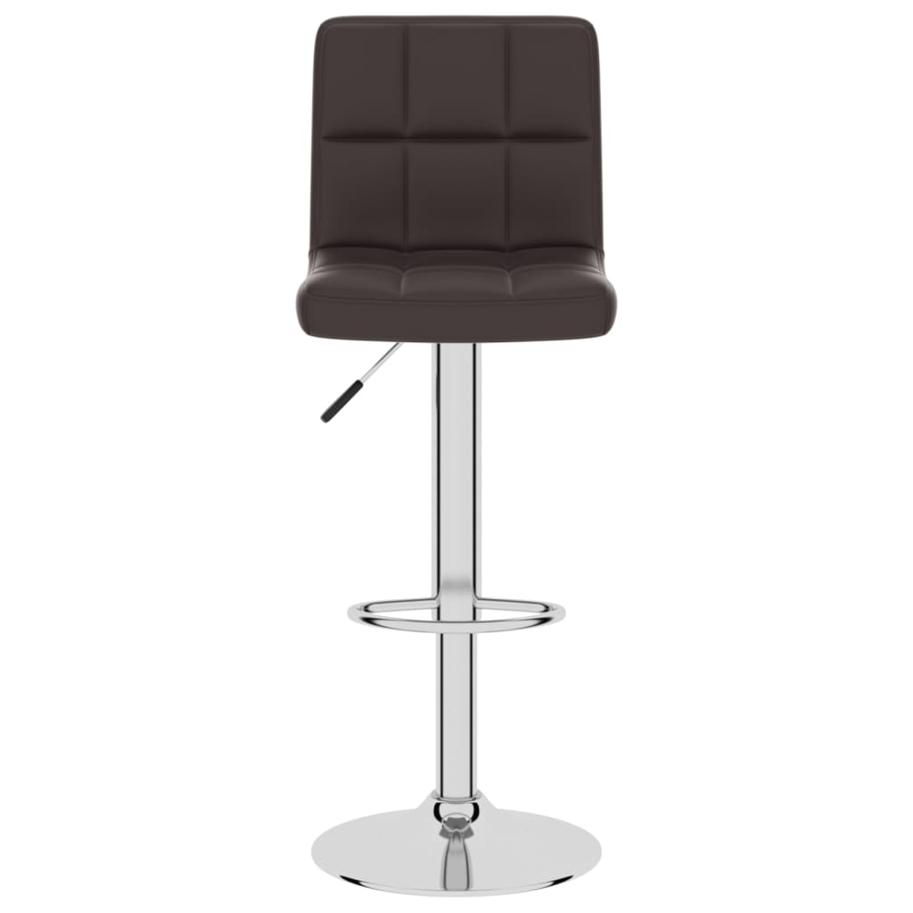 vidaXL Scaun de bar, maro, piele ecologică vidaXL Scaun de bar, maro, piele ecologică