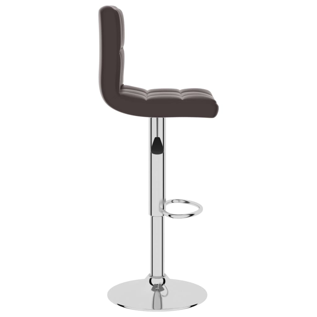 vidaXL Scaun de bar, maro, piele ecologică vidaXL Scaun de bar, maro, piele ecologică