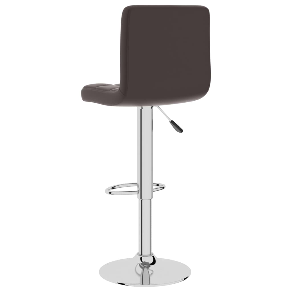 vidaXL Scaun de bar, maro, piele ecologică vidaXL Scaun de bar, maro, piele ecologică