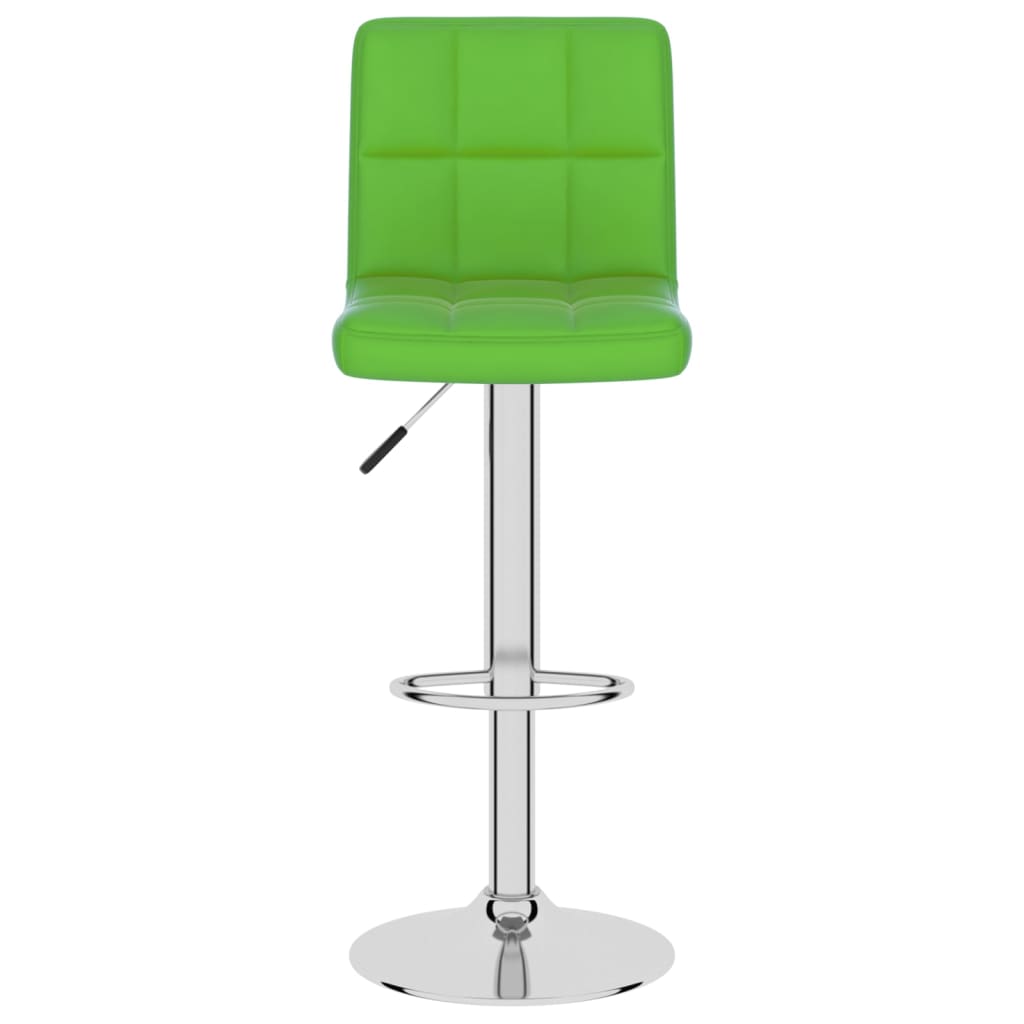 vidaXL Scaun de bar, verde, piele ecologică vidaXL Scaun de bar, verde, piele ecologică