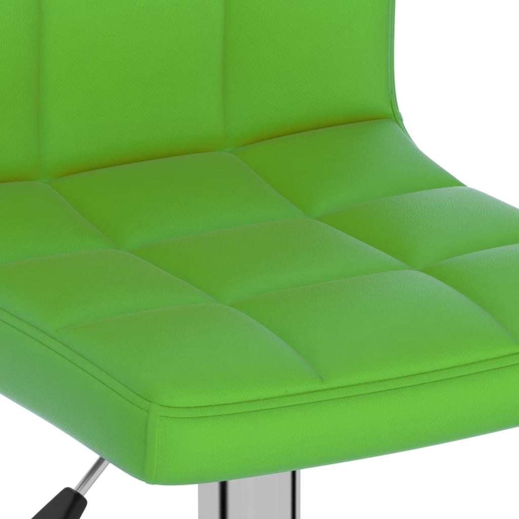 vidaXL Scaun de bar, verde, piele ecologică vidaXL Scaun de bar, verde, piele ecologică