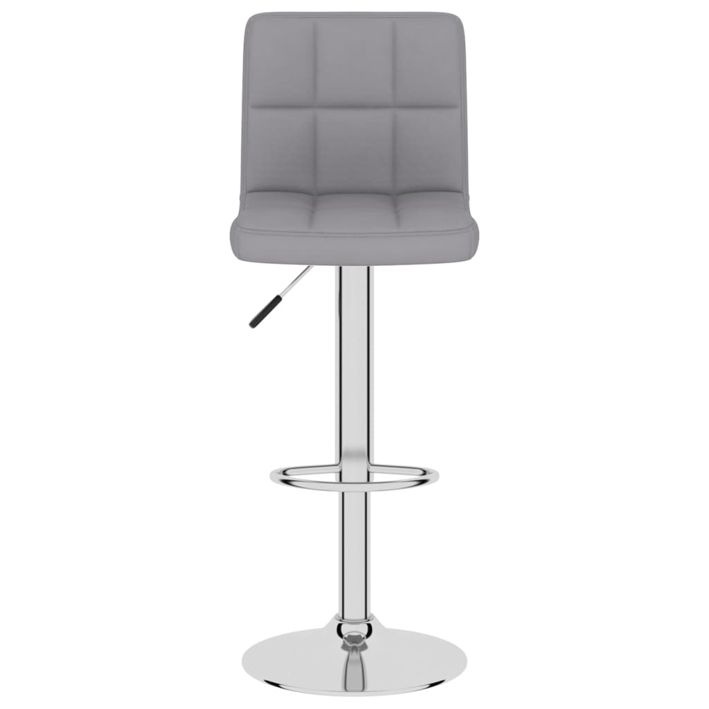 vidaXL Scaun de bar, gri deschis, material textil vidaXL Scaun de bar, gri deschis, material textil