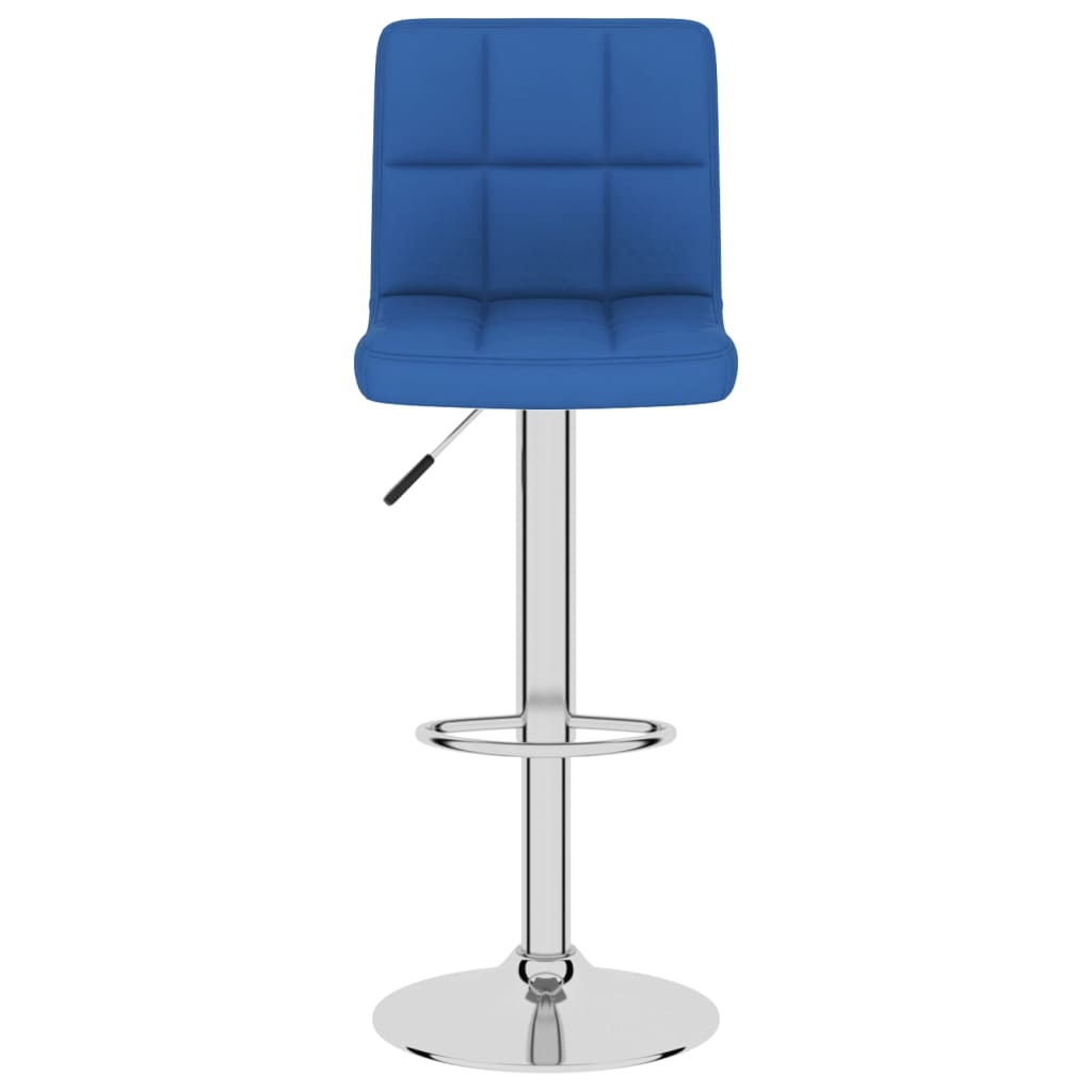 vidaXL Scaun de bar, albastru, material textil vidaXL Scaun de bar, albastru, material textil