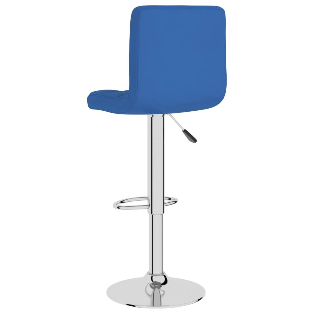 vidaXL Scaun de bar, albastru, material textil vidaXL Scaun de bar, albastru, material textil