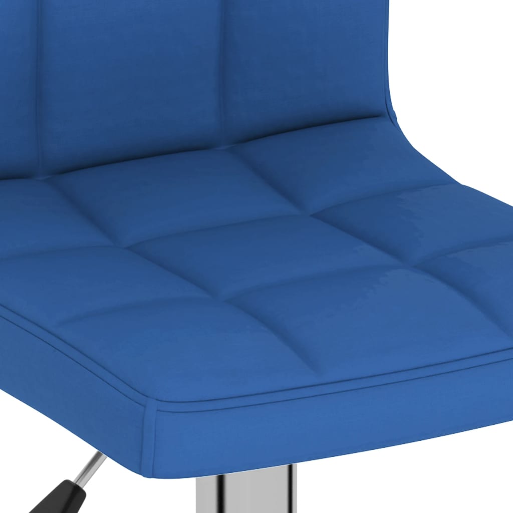 vidaXL Scaun de bar, albastru, material textil vidaXL Scaun de bar, albastru, material textil