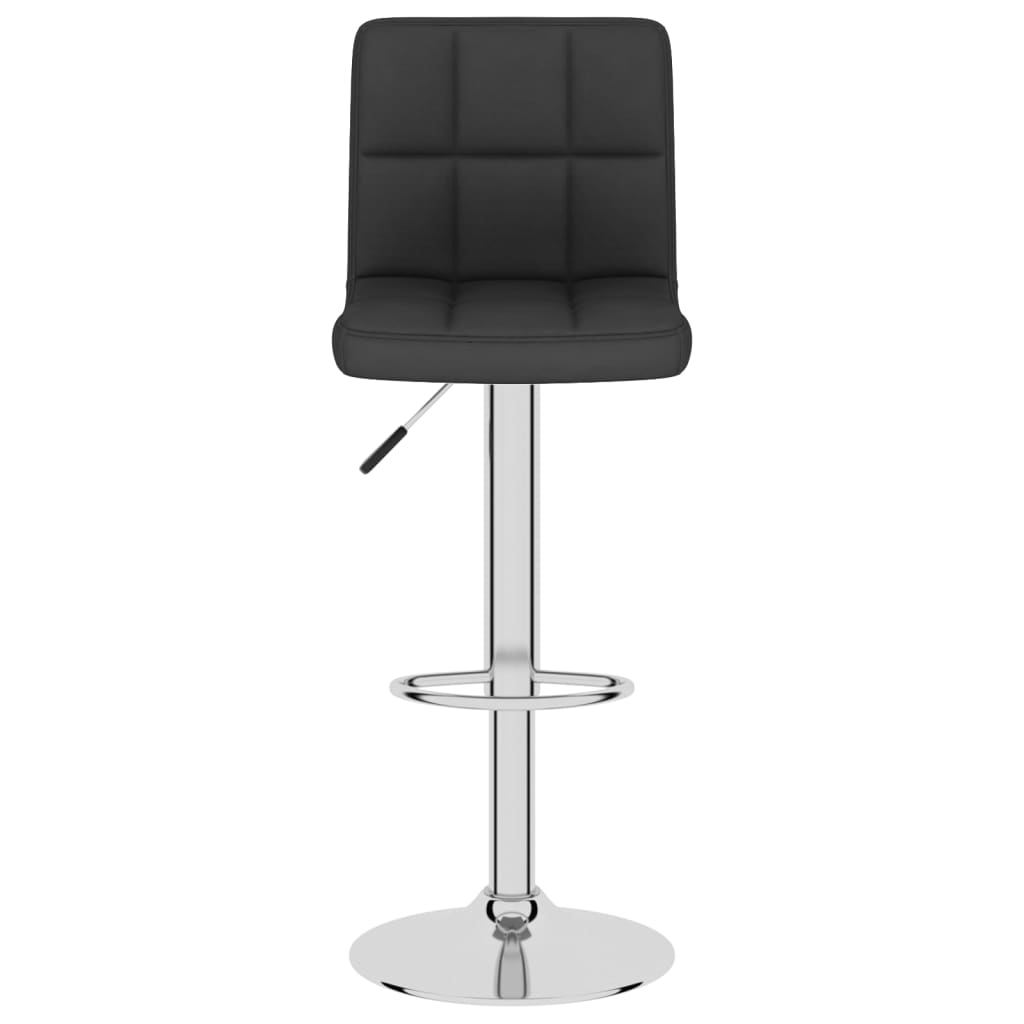 vidaXL Scaun de bar, negru, material textil vidaXL Scaun de bar, negru, material textil