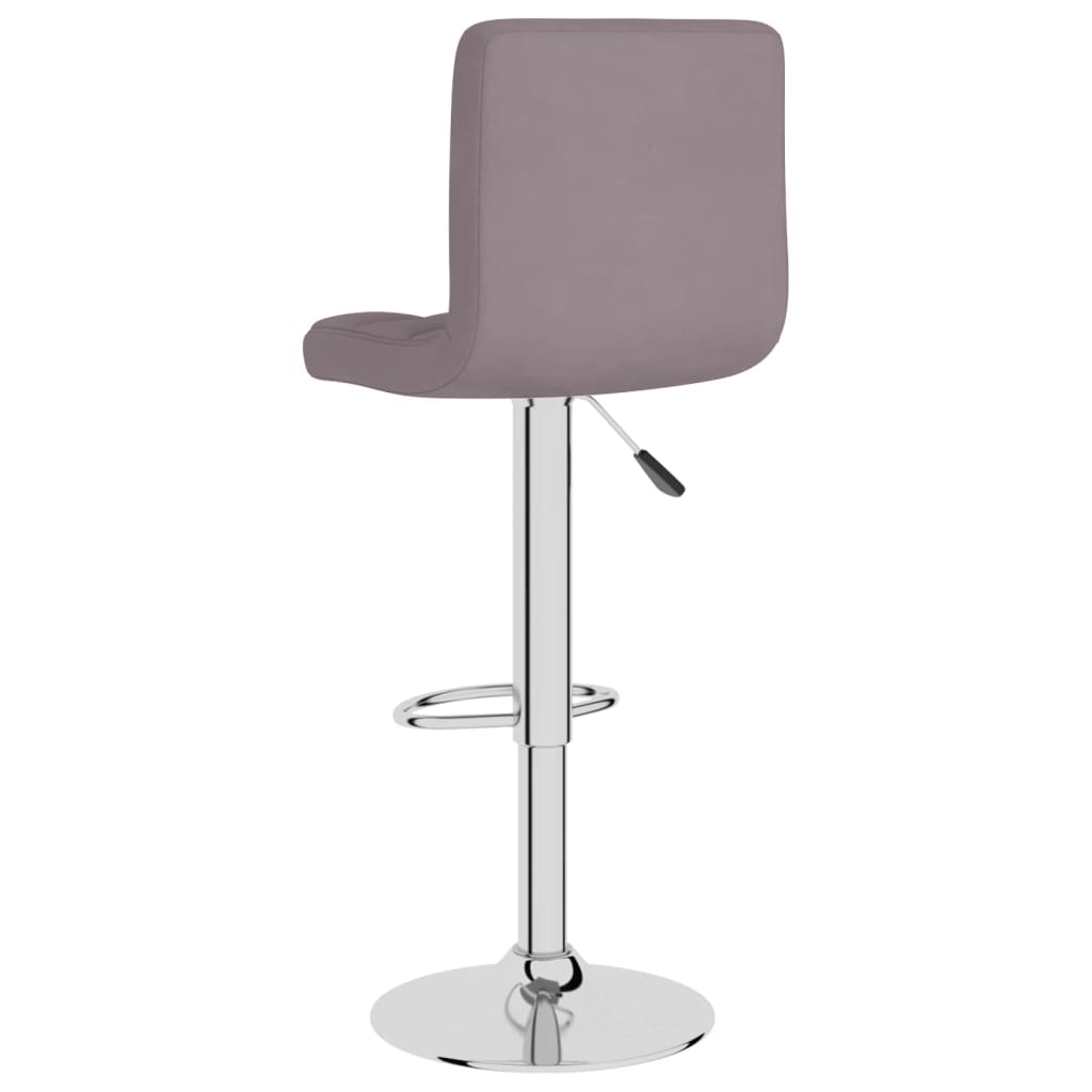 vidaXL Scaun de bar, gri taupe, material textil vidaXL Scaun de bar, gri taupe, material textil