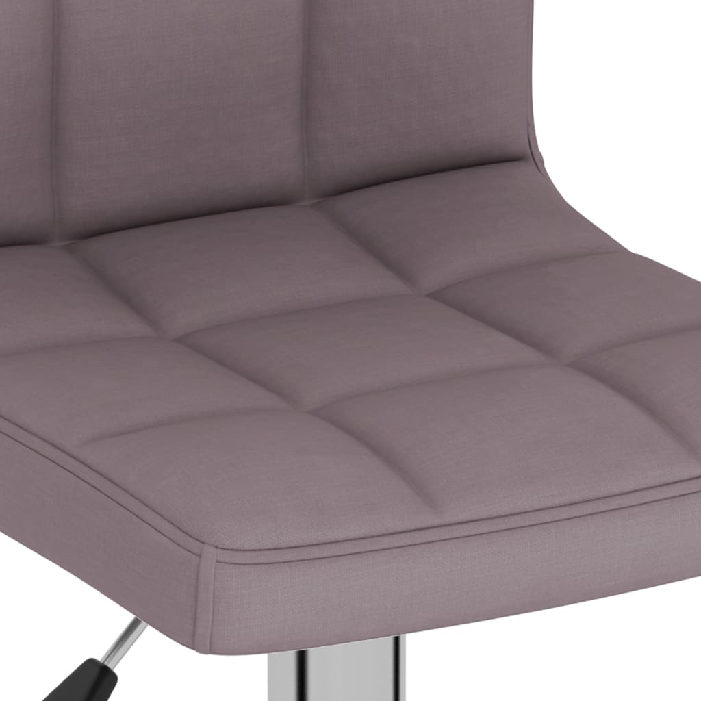 vidaXL Scaun de bar, gri taupe, material textil vidaXL Scaun de bar, gri taupe, material textil