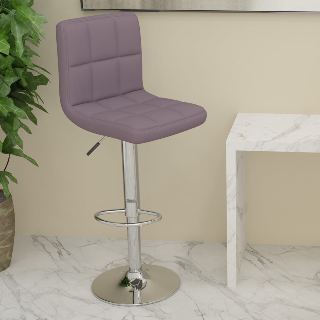vidaXL Scaun de bar, gri taupe, material textil vidaXL Scaun de bar, gri taupe, material textil