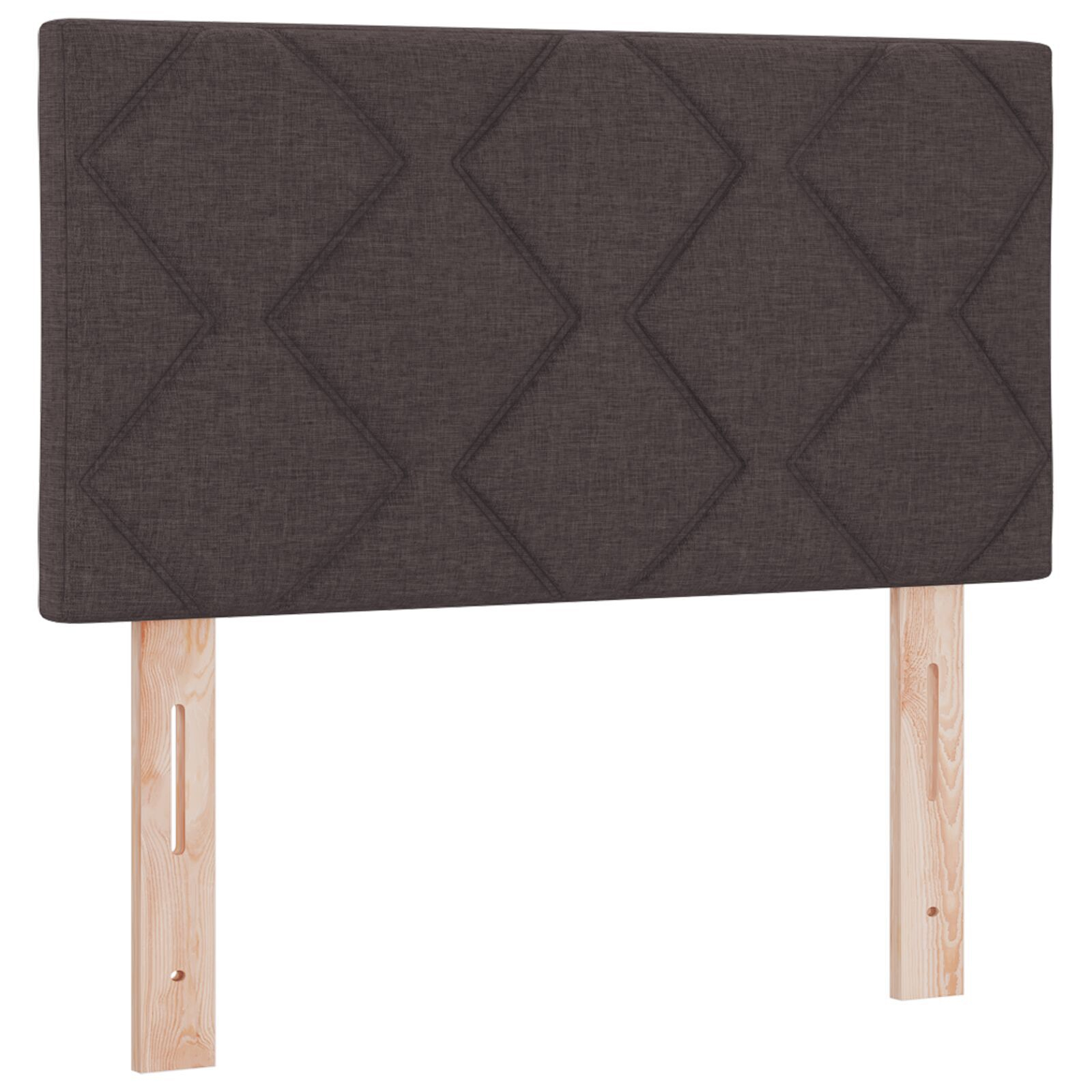 vidaXL Pat cu arcuri cu saltea Maro închis 80 x 200 cm țesătură vidaXL Pat cu arcuri cu saltea Maro închis 80 x 200 cm țesătură