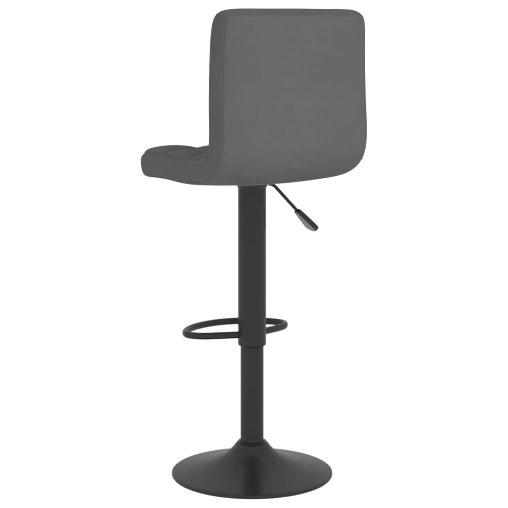 vidaXL Scaun de bar, gri închis, material textil vidaXL Scaun de bar, gri închis, material textil