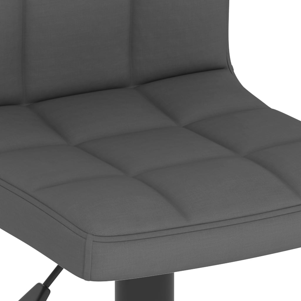 vidaXL Scaun de bar, gri închis, material textil vidaXL Scaun de bar, gri închis, material textil