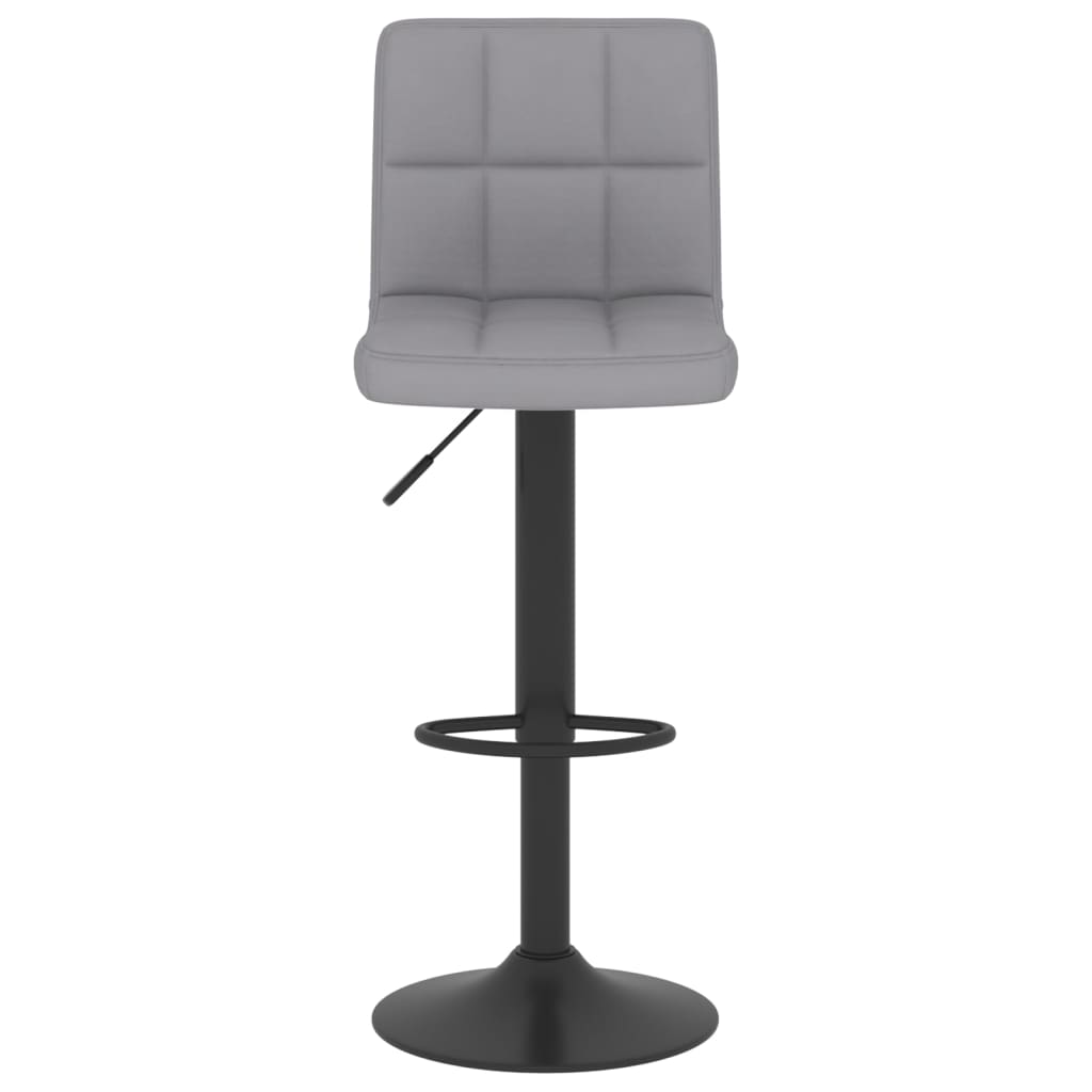vidaXL Scaun de bar, gri deschis, material textil vidaXL Scaun de bar, gri deschis, material textil