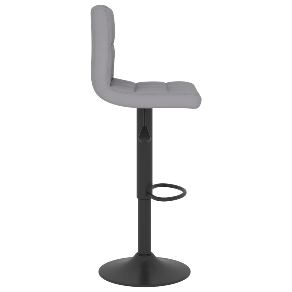 vidaXL Scaun de bar, gri deschis, material textil vidaXL Scaun de bar, gri deschis, material textil