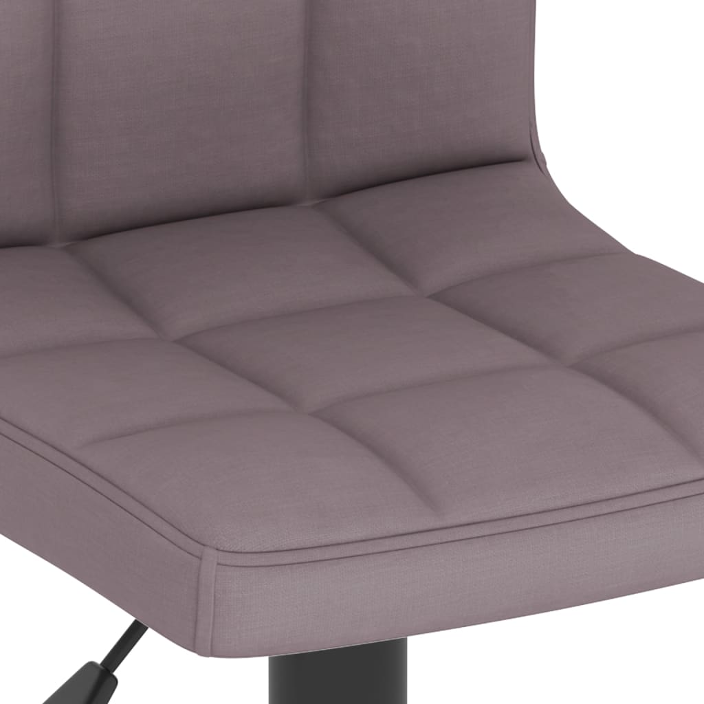 vidaXL Scaun de bar, gri taupe, material textil