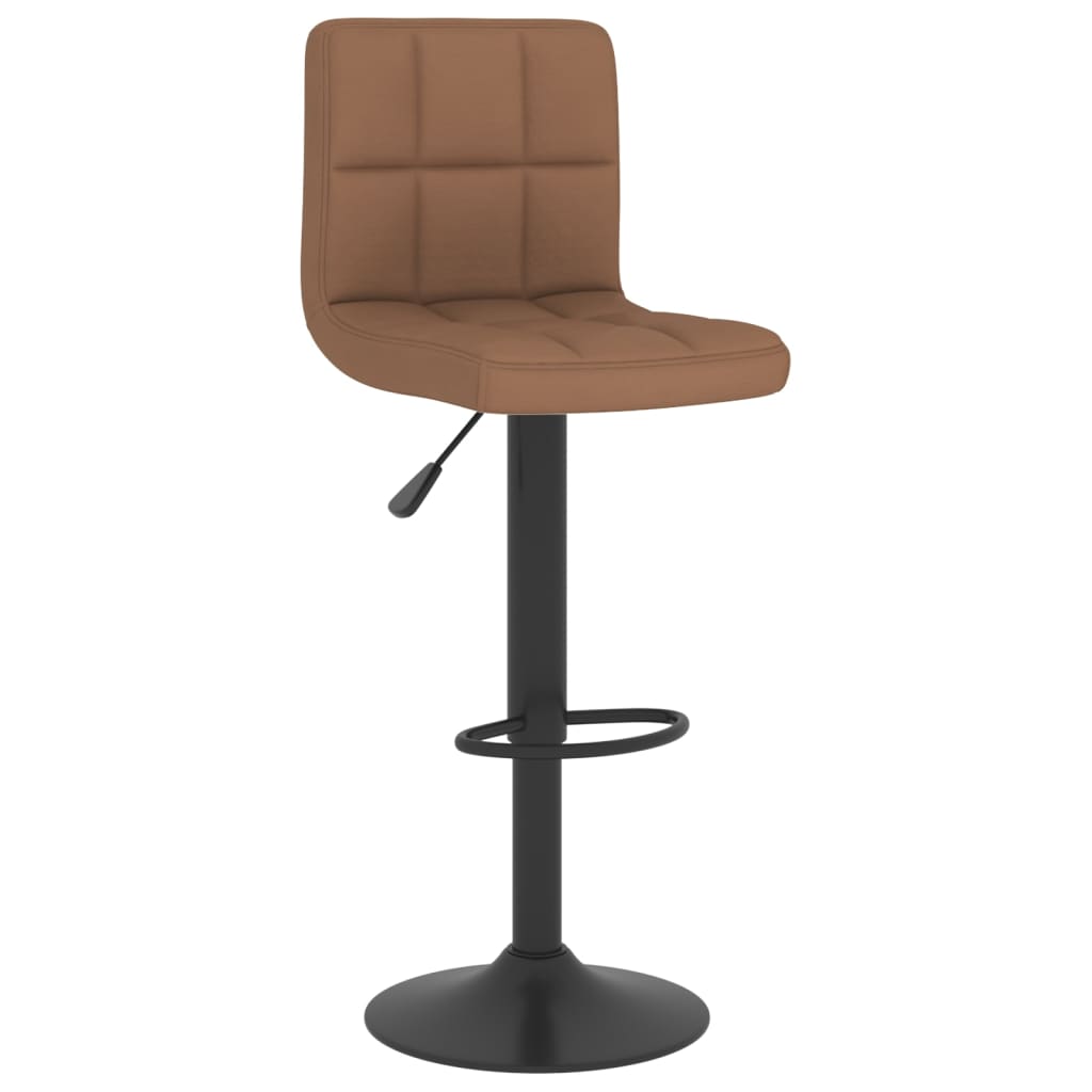 vidaXL Scaun de bar, maro, material textil vidaXL Scaun de bar, maro, material textil