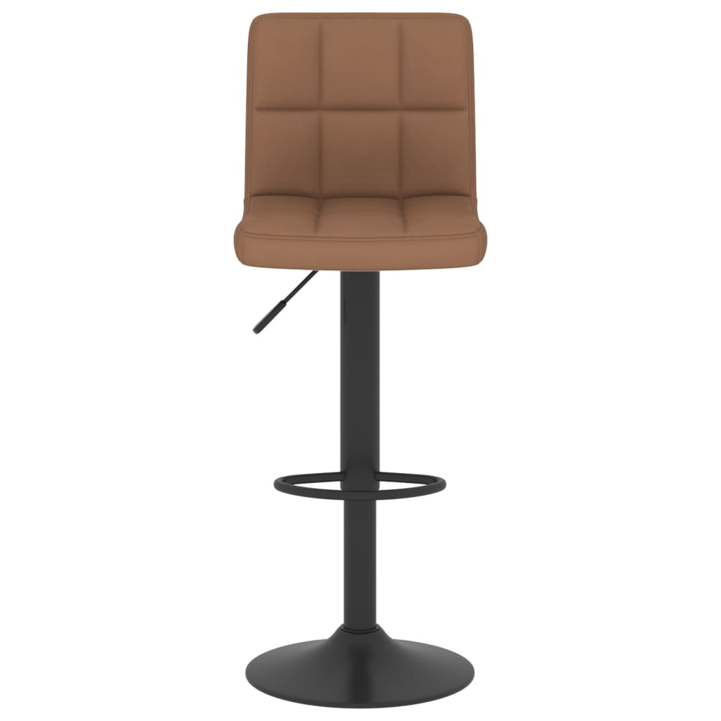 vidaXL Scaun de bar, maro, material textil vidaXL Scaun de bar, maro, material textil