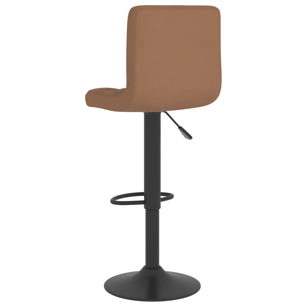 vidaXL Scaun de bar, maro, material textil vidaXL Scaun de bar, maro, material textil