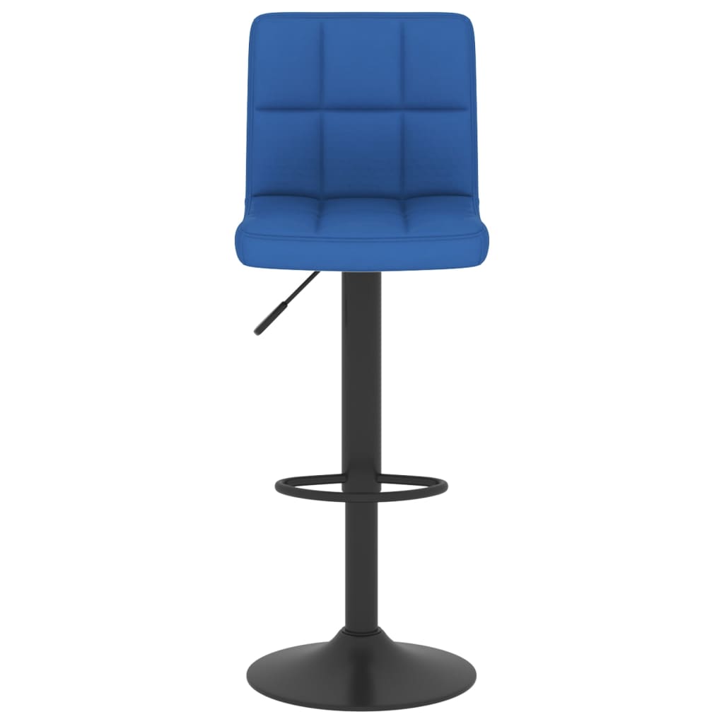 vidaXL Scaune de bar, 2 buc., albastru, material textil vidaXL Scaune de bar, 2 buc., albastru, material textil