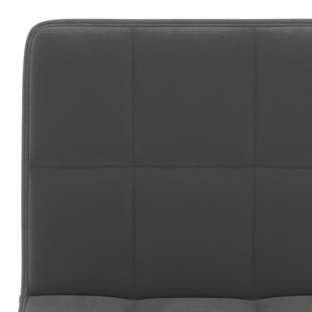 vidaXL Scaun de bar, negru, catifea vidaXL Scaun de bar, negru, catifea