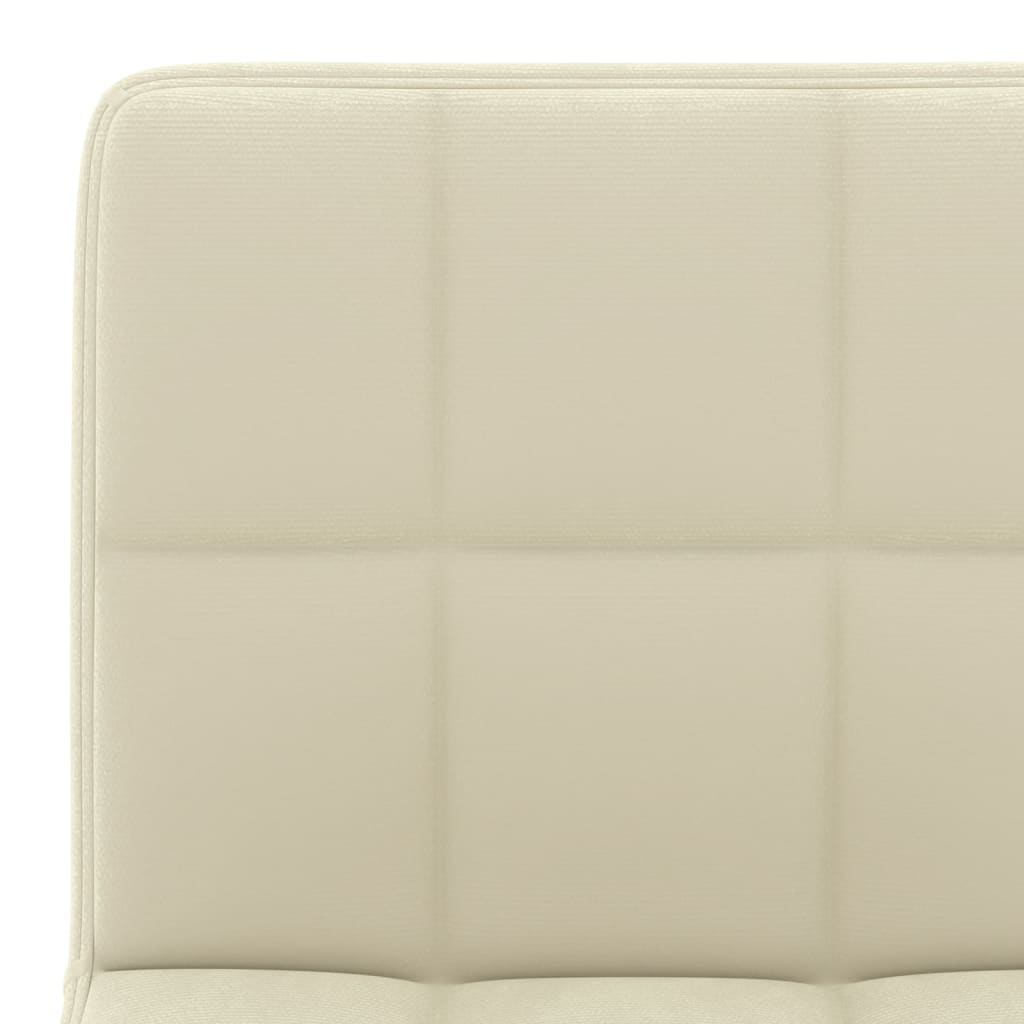vidaXL Scaun de bar, crem, catifea vidaXL Scaun de bar, crem, catifea
