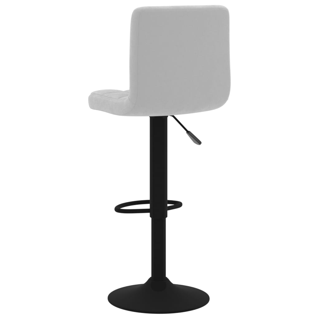 vidaXL Scaun de bar, gri deschis, catifea vidaXL Scaun de bar, gri deschis, catifea