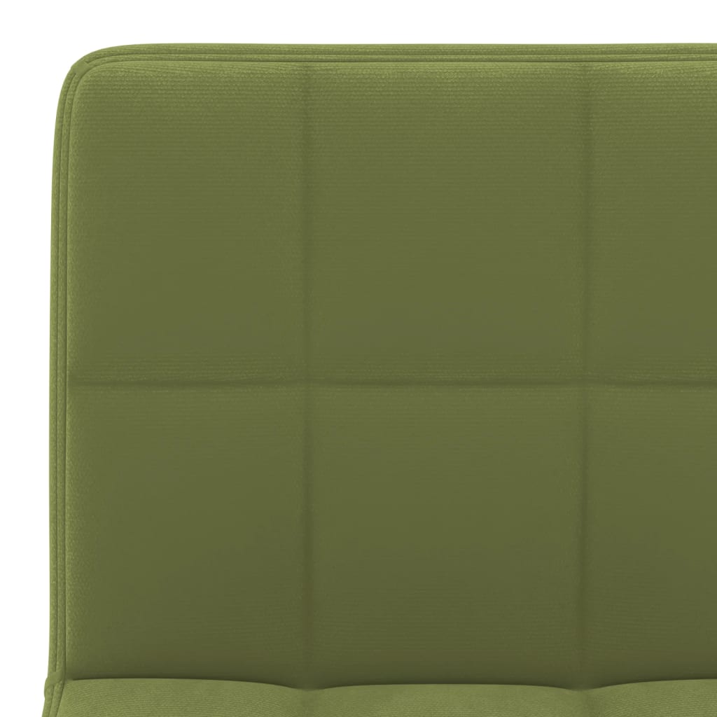 vidaXL Scaun de bar, verde deschis, catifea vidaXL Scaun de bar, verde deschis, catifea