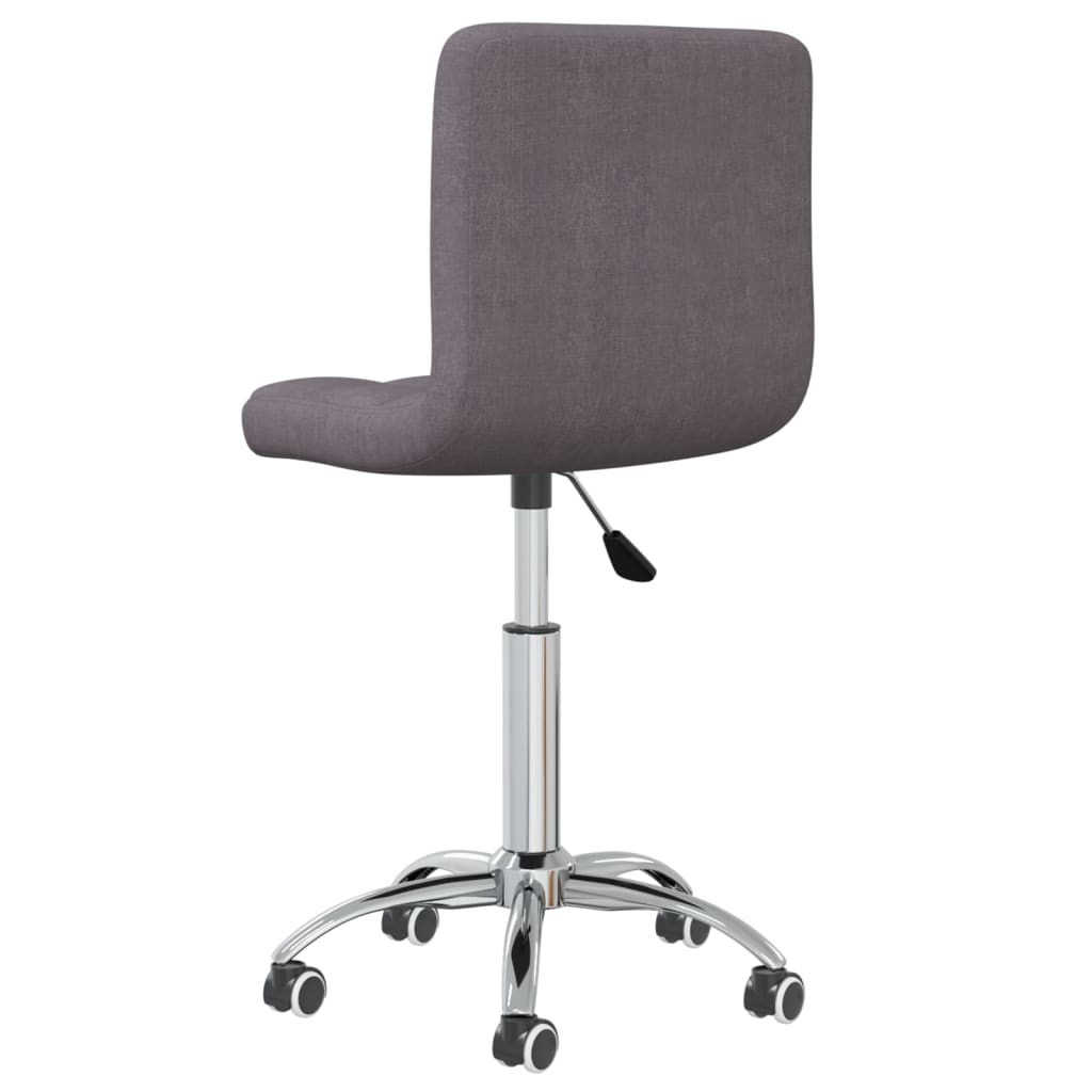 vidaXL Scaun de birou pivotant, gri taupe, material textil vidaXL Scaun de birou pivotant, gri taupe, material textil