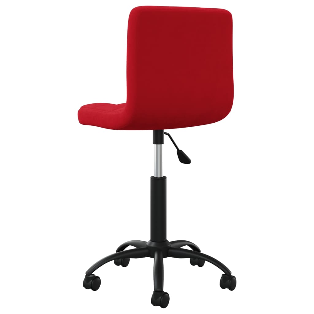 vidaXL Scaun de birou pivotant, roșu vin, catifea vidaXL Scaun de birou pivotant, roșu vin, catifea