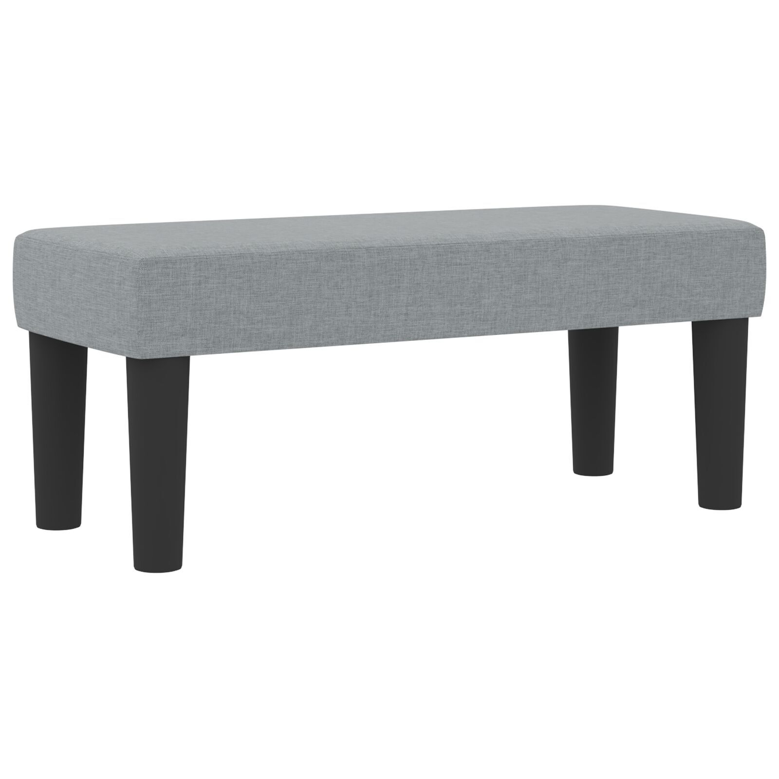 vidaXL Pat cu arcuri cu saltea Gri deschis 80 x 200 cm țesătură