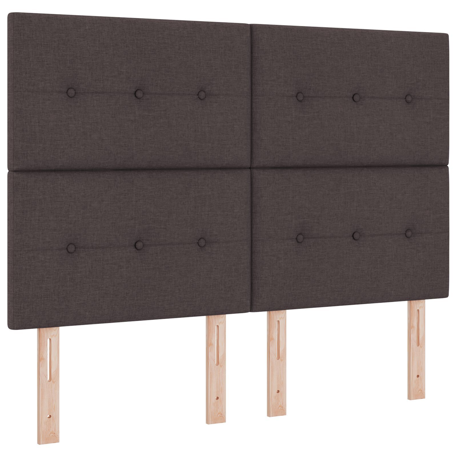 Pat Box Spring vidaXL cu Saltea și Bancă Maro Închis 140x200 cm Textil Pat Box Spring vidaXL cu Saltea și Bancă Maro Închis 140x200 cm Textil