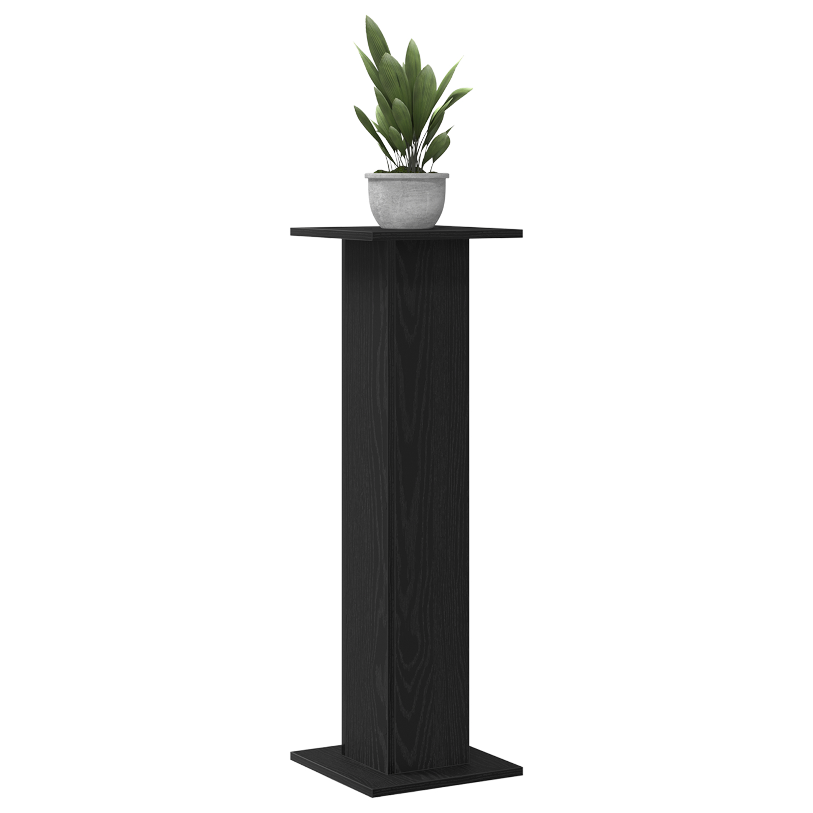 vidaXL Suport plante, 2 buc., stejar negru, 30x30x95 cm lemn prelucrat vidaXL Suport plante, 2 buc., stejar negru, 30x30x95 cm lemn prelucrat