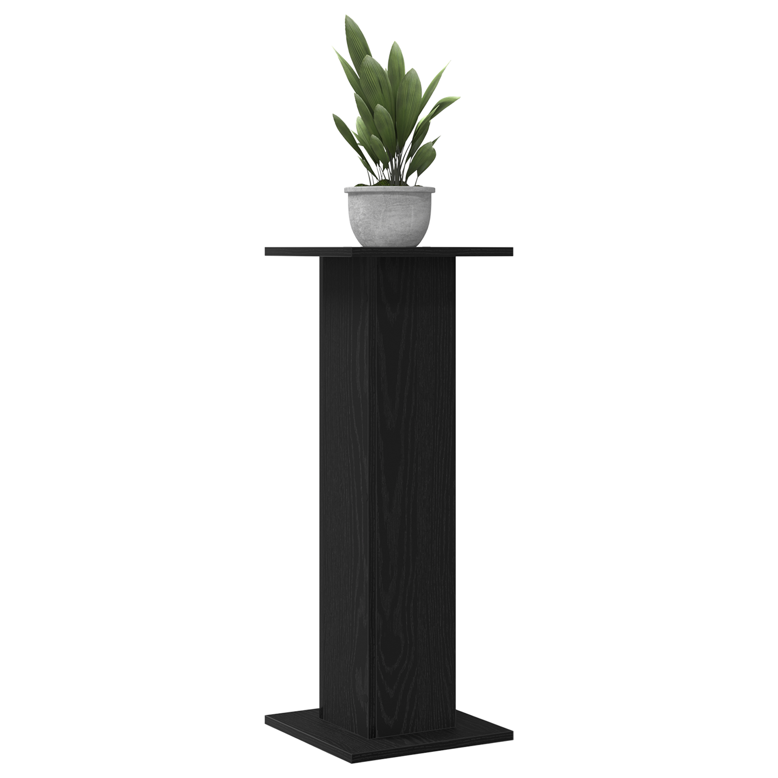 vidaXL Suport plante, 2 buc., stejar negru, 30x30x80 cm lemn prelucrat vidaXL Suport plante, 2 buc., stejar negru, 30x30x80 cm lemn prelucrat