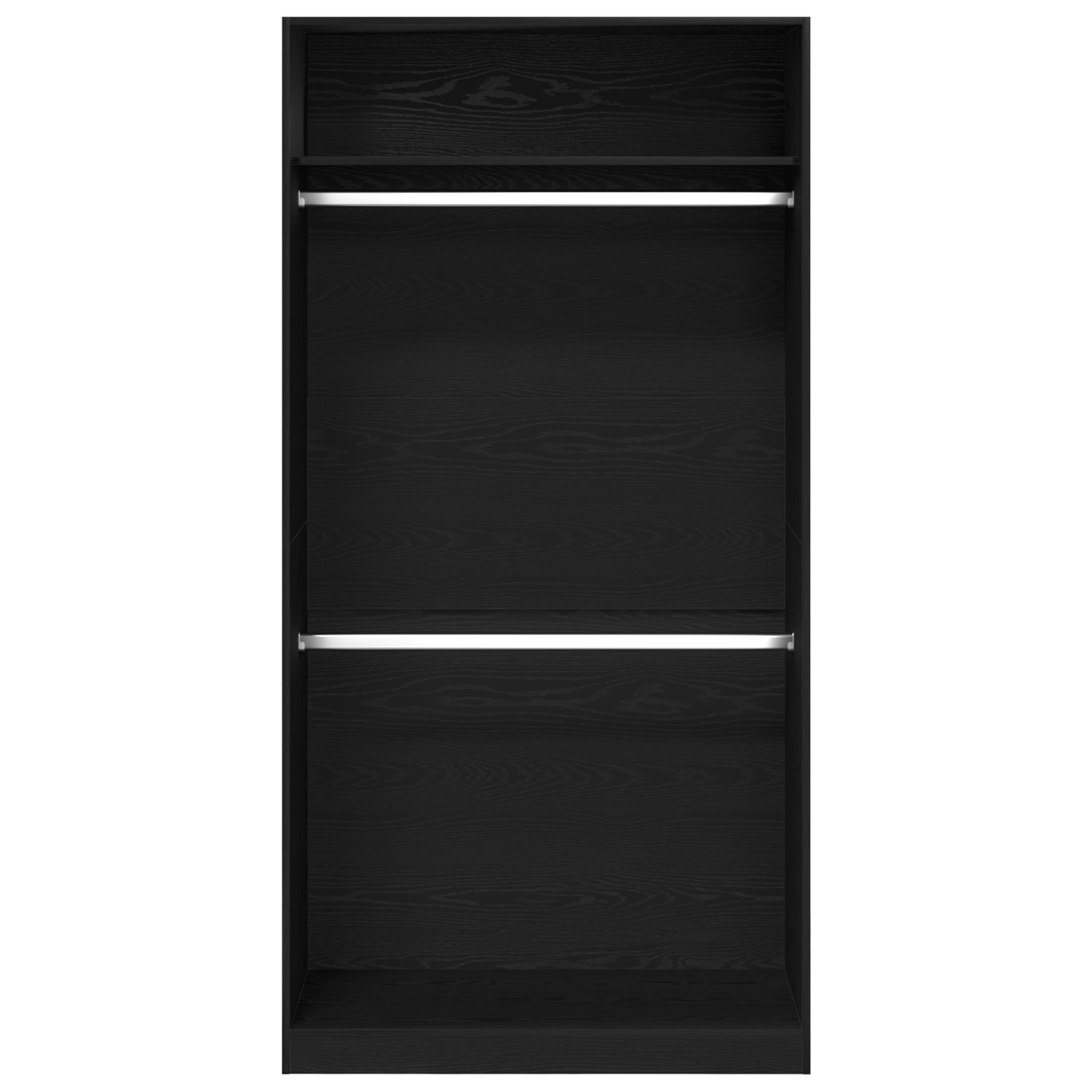 vidaXL Dulap Negru din Stejar - 100 x 50 x 200 cm, din lemn prelucrat vidaXL Dulap Negru din Stejar - 100 x 50 x 200 cm, din lemn prelucrat