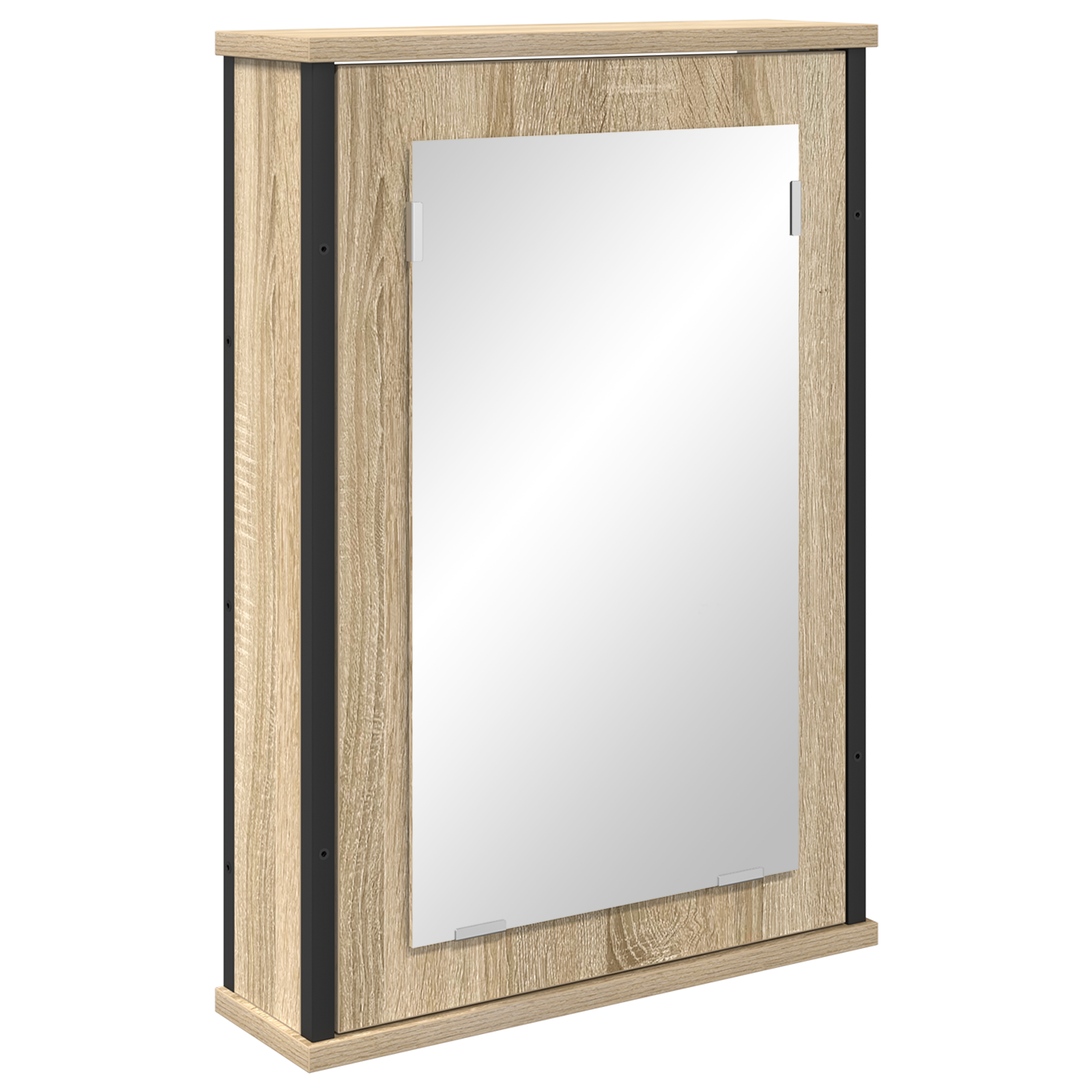Set de Dulapuri pentru Baie vidaXL 3 Piese Lemn Prelucrat Stejar Sonoma