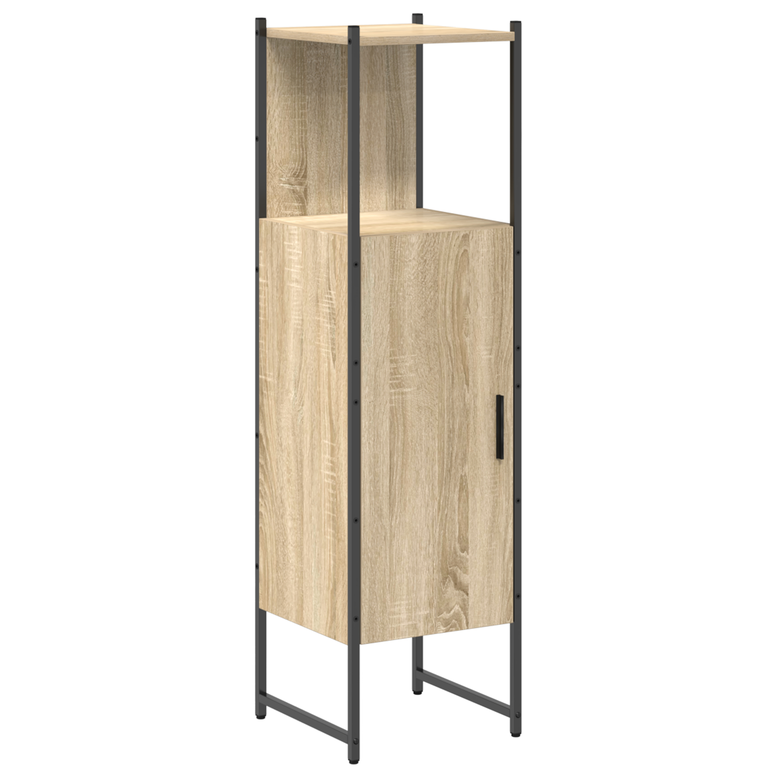 Set de mobilă baie vidaXL 3 Piese Stejar Sonoma Lemn Prelucrat Set de mobilă baie vidaXL 3 Piese Stejar Sonoma Lemn Prelucrat