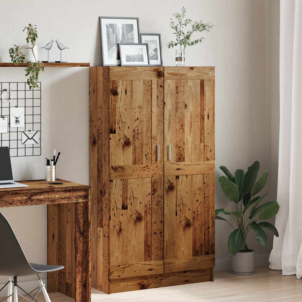 vidaXL Bibliotecă, lemn vechi, 82,5x30,5x150 cm, lemn prelucrat vidaXL Bibliotecă, lemn vechi, 82,5x30,5x150 cm, lemn prelucrat