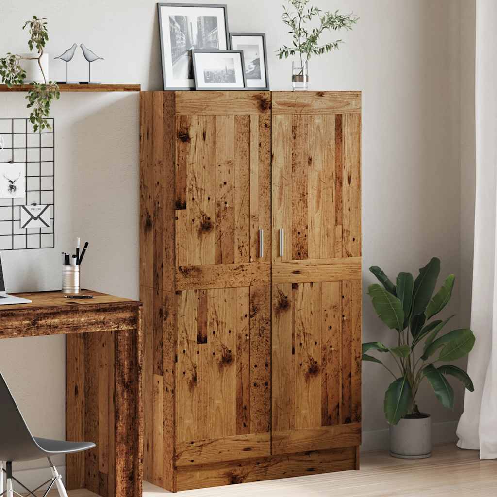 vidaXL Bibliotecă, lemn vechi, 82,5x30,5x150 cm, lemn prelucrat vidaXL Bibliotecă, lemn vechi, 82,5x30,5x150 cm, lemn prelucrat