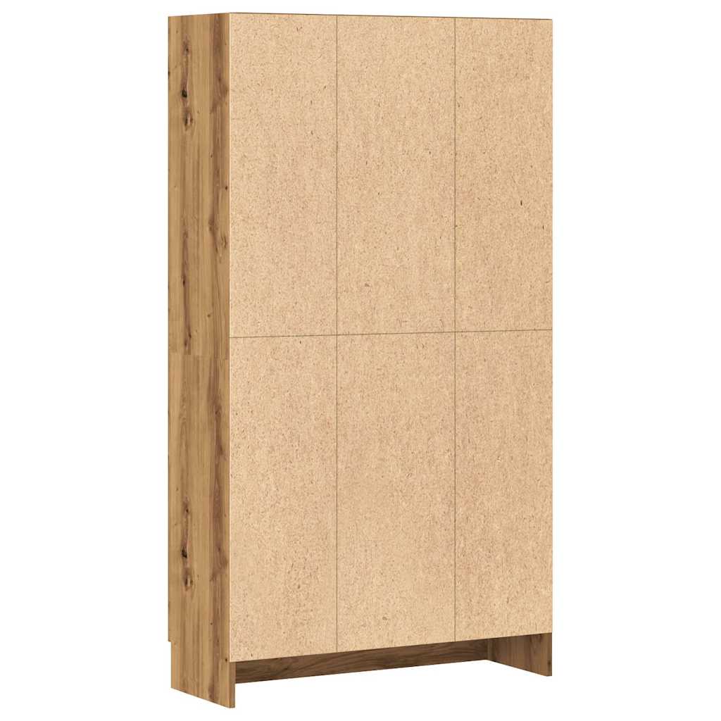vidaXL Bibliotecă, stejar artizanal, 82,5x30,5x150 cm, lemn prelucrat vidaXL Bibliotecă, stejar artizanal, 82,5x30,5x150 cm, lemn prelucrat