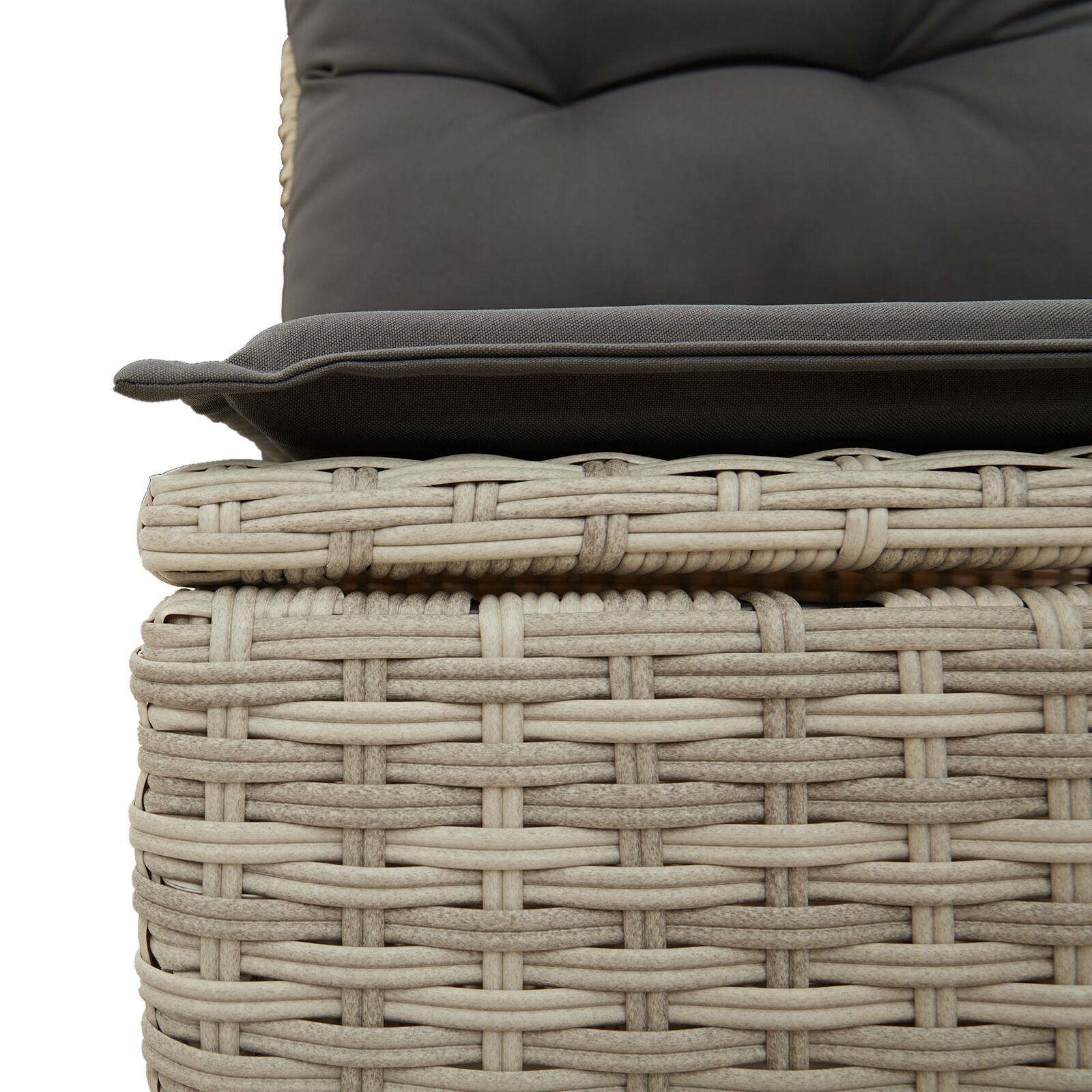 vidaXL Set Sofa Grădină 9 Piese cu Perne Gri Deschis Ratan Poli