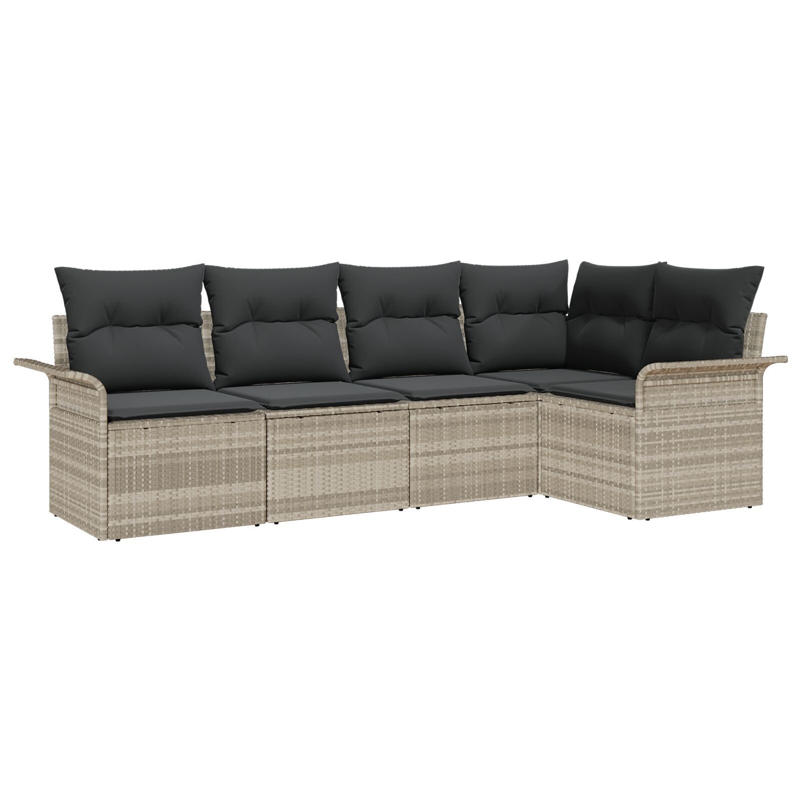 vidaXL Set de canapele pentru grădină 5 pcs 242.5 x 132.5 x 85 cm