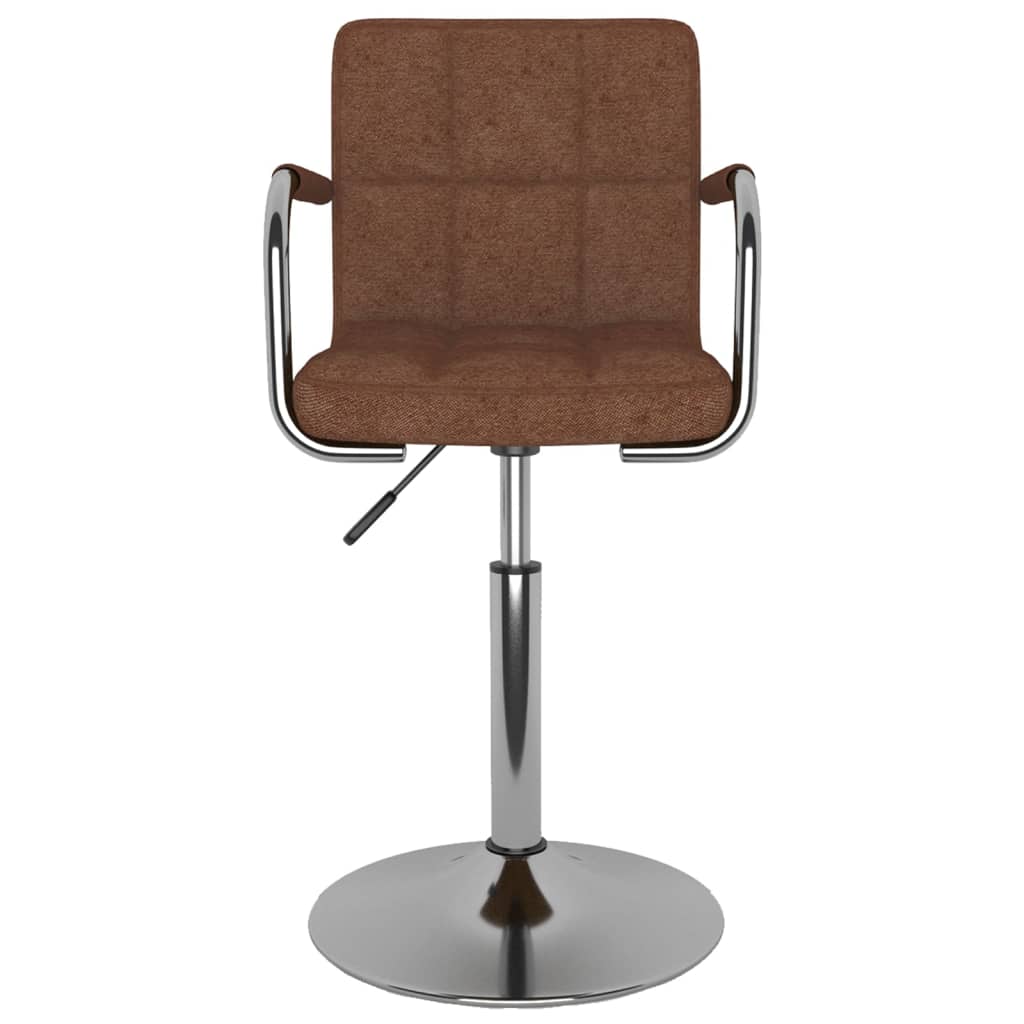 vidaXL Scaun de bar, maro, material textil vidaXL Scaun de bar, maro, material textil
