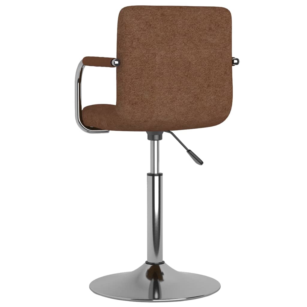 vidaXL Scaun de bar, maro, material textil vidaXL Scaun de bar, maro, material textil