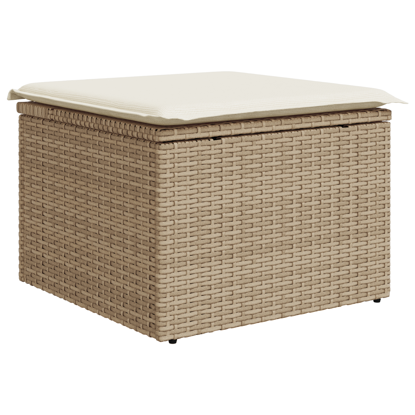 Set canapea de grădină vidaXL cu perne beige din ratan Set canapea de grădină vidaXL cu perne beige din ratan