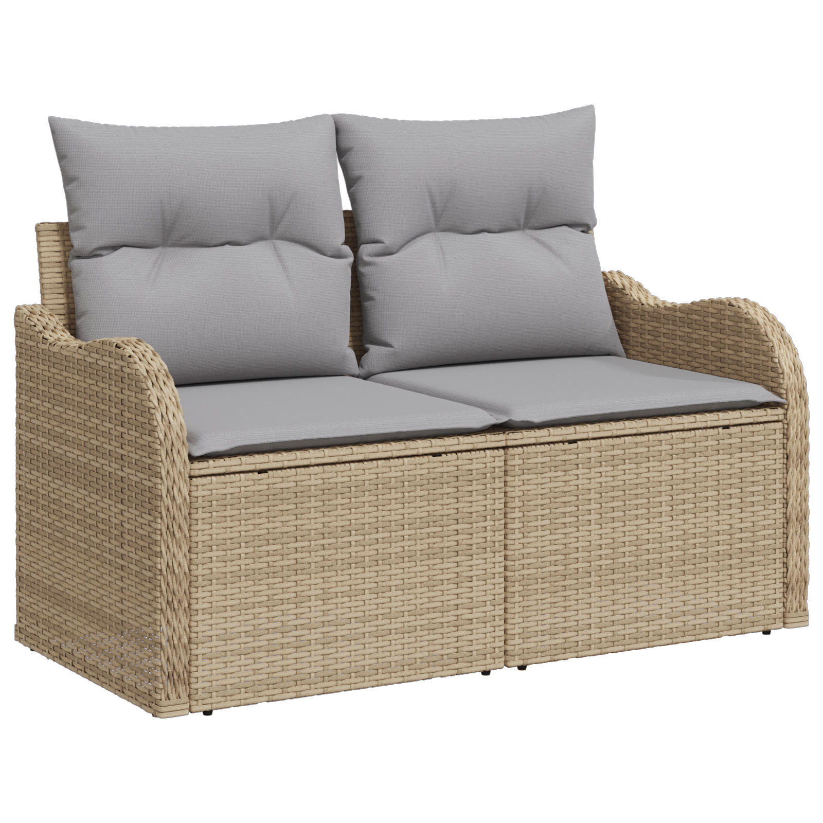 Set 9 canapele grădină cu perne din ratan negru Set 9 canapele grădină cu perne din ratan negru