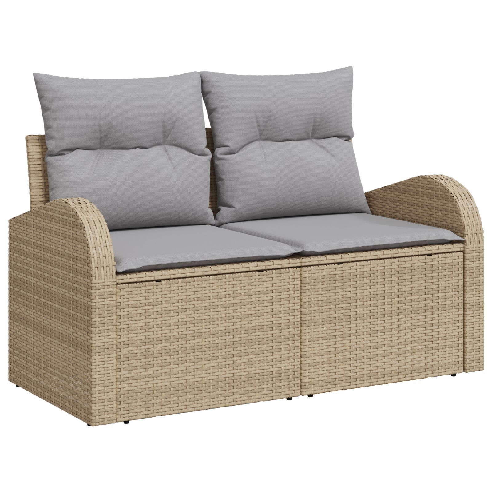vidaXL Set de canapele pentru grădină Manual 9 pcs Bej 55 x 55 x 37 cm vidaXL Set de canapele pentru grădină Manual 9 pcs Bej 55 x 55 x 37 cm