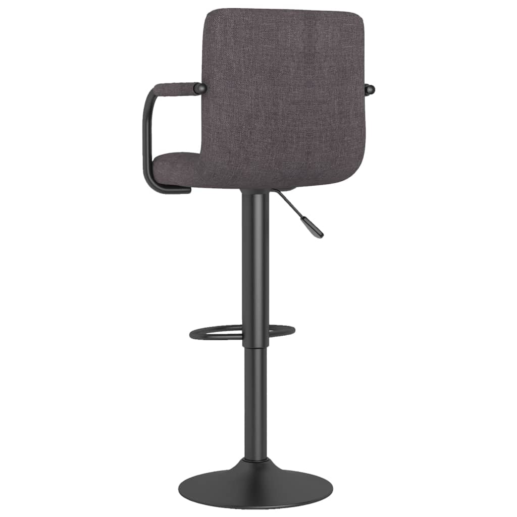 vidaXL Scaun de bar, gri taupe, material textil vidaXL Scaun de bar, gri taupe, material textil