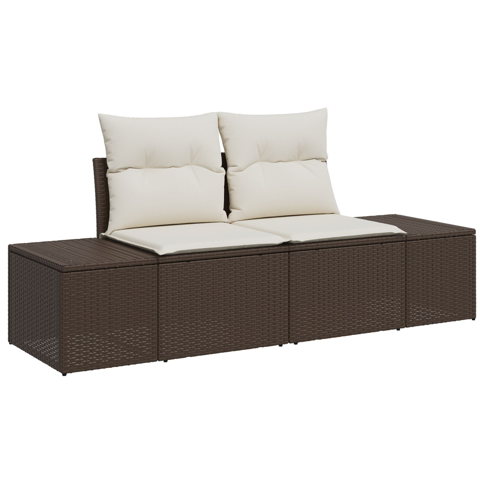 vidaXL Set de canapele pentru grădină cu pernă 9 pcs 319 x 209 x 85 cm