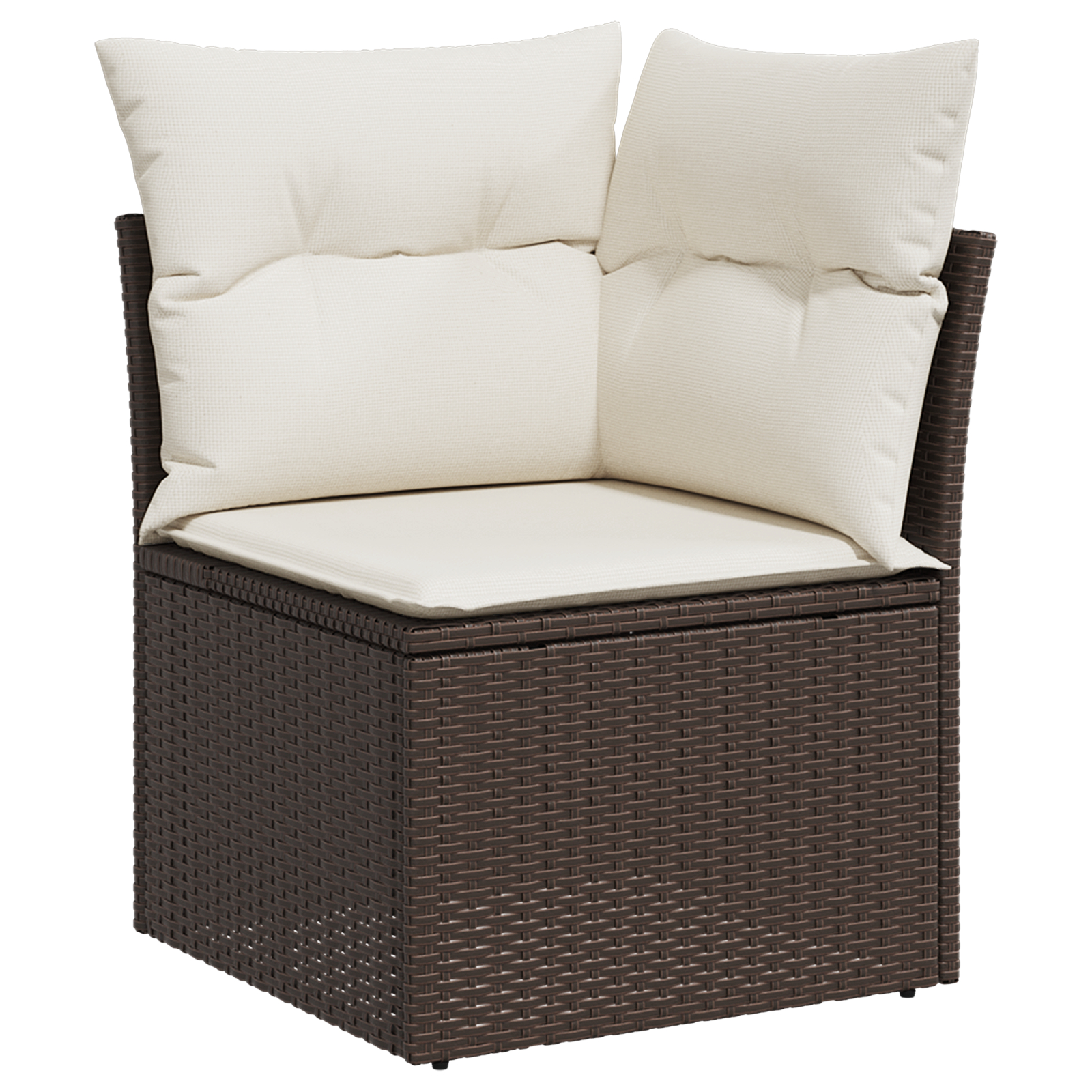 vidaXL Set de canapele pentru grădină cu pernă 10 pcs Maro Rattan poli vidaXL Set de canapele pentru grădină cu pernă 10 pcs Maro Rattan poli