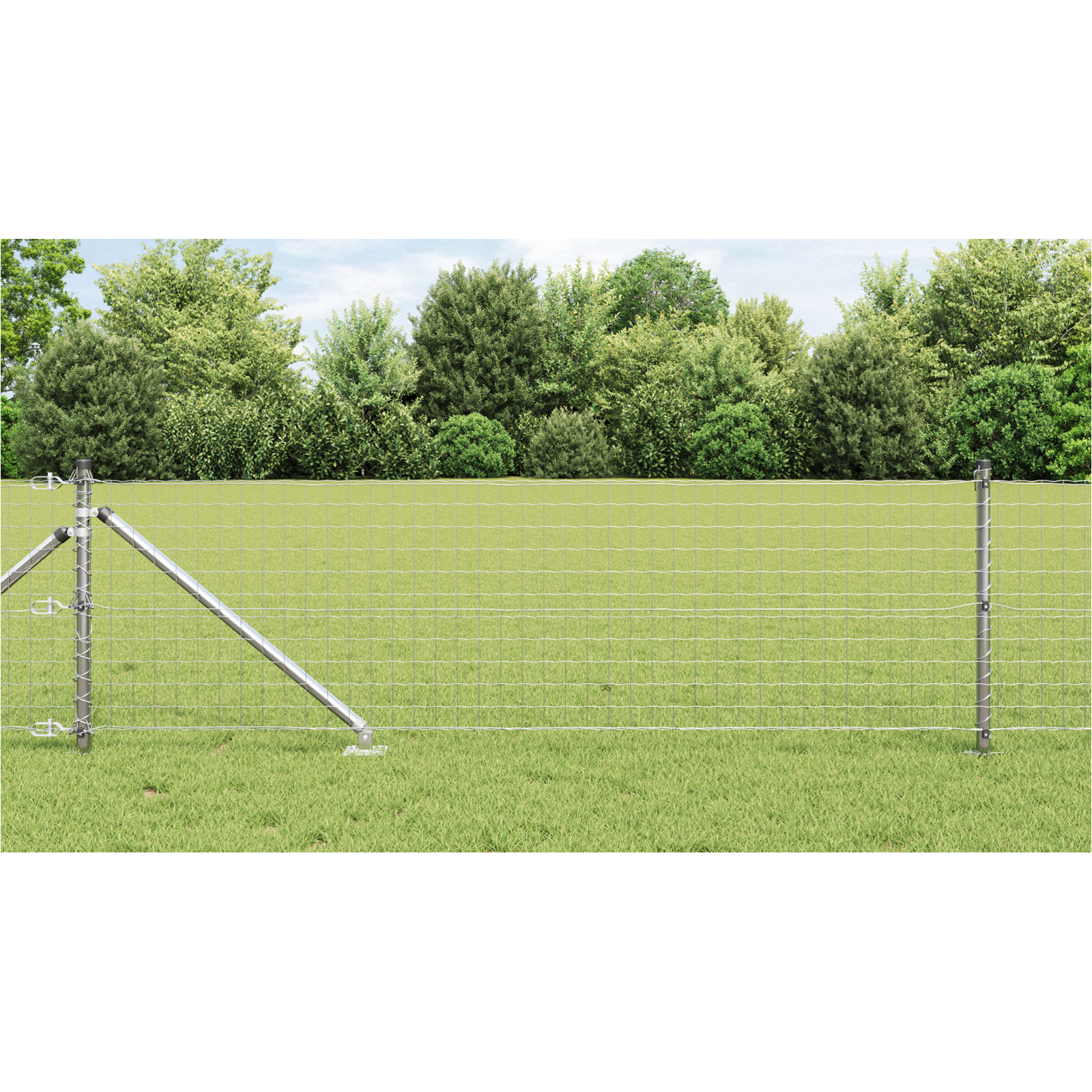 vidaXL Stâlpi de gard cu vârf, 52 buc., Ø32 mm, 100 cm. oțel zincat vidaXL Stâlpi de gard cu vârf, 52 buc., Ø32 mm, 100 cm. oțel zincat